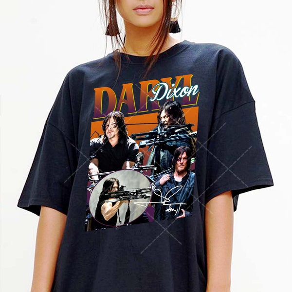 Vintage Graphic Daryl Dixon shirt, Norman Reedus Fans Shirt, The Walking Dead Shirt, Movie shirt, TV Series