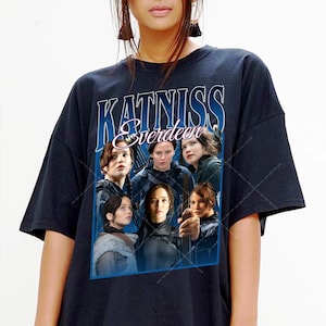 Limited Katniss Everdeen Shirt Vintage 90s Katniss Everdeen Tshirt Graphic Tee Sweatshirt Jennifer Lawrence Movie Unisex