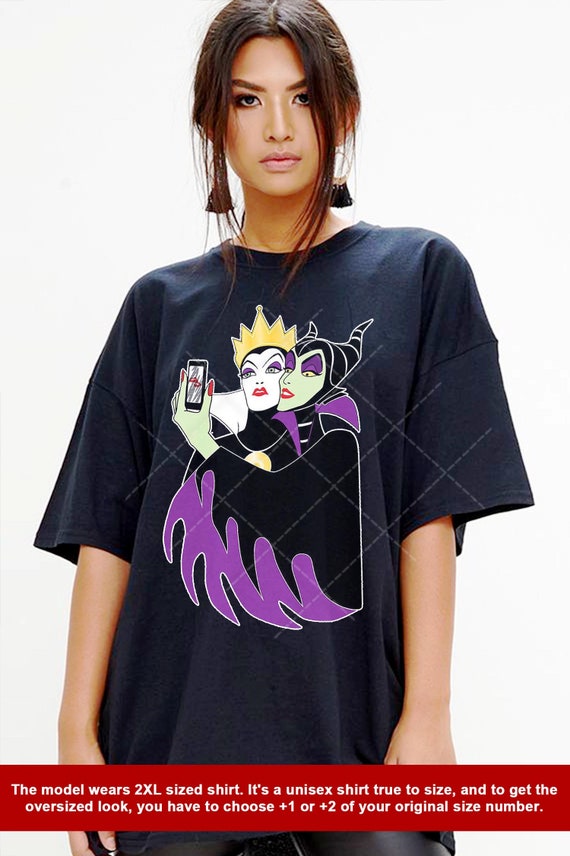Funny Parody Grimhilde Maleficent Selfie Disney Shirt - Etsy Israel