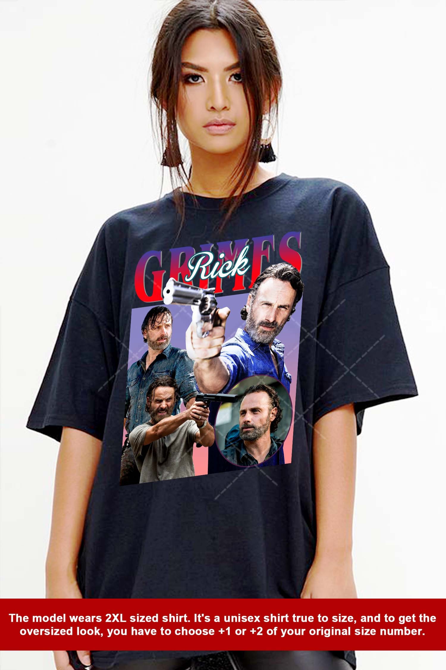 Vintage Graphic Rick Grimes Shirt, Andrew Lincoln Fans Shirt, the