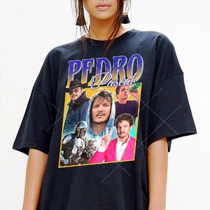 PEDRO PASCAL Shirt, Actor Pedro Pascal Shirt Retro 90s, Javier Peña, Narco Pedro Pascal Fans Gift, Pedro Pascal Tribute Celebrity