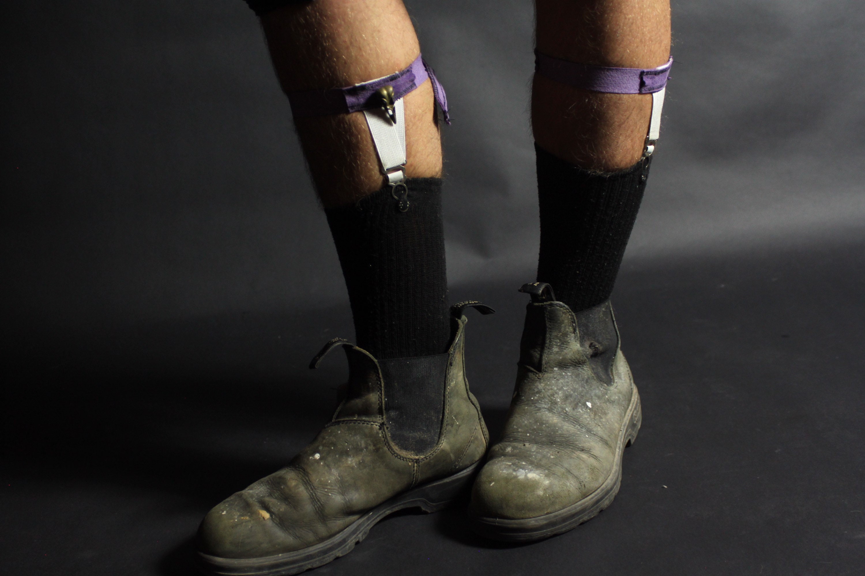 Men's Socks Garters Suspenders fixes-chaussettes NEOFAN A02 