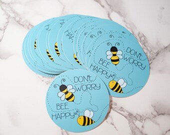 vinyl sticker, bee sticker, laptop sticker, tumbler sticker, bumper sticker, water bottle sticker, vinyl bee sticker, watercolor sticker