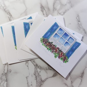 Very pretty note cards with floral design, blank notecards, notecards, greeting cards, stationary, stationary set, blank greeting cards.