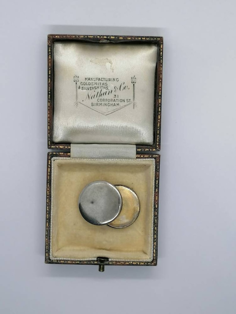 1911 Sterling Silver Box Victorian Pill Box Victorian Sterling Silver Birmingham Hallmark Antique Miniature Miniature Box