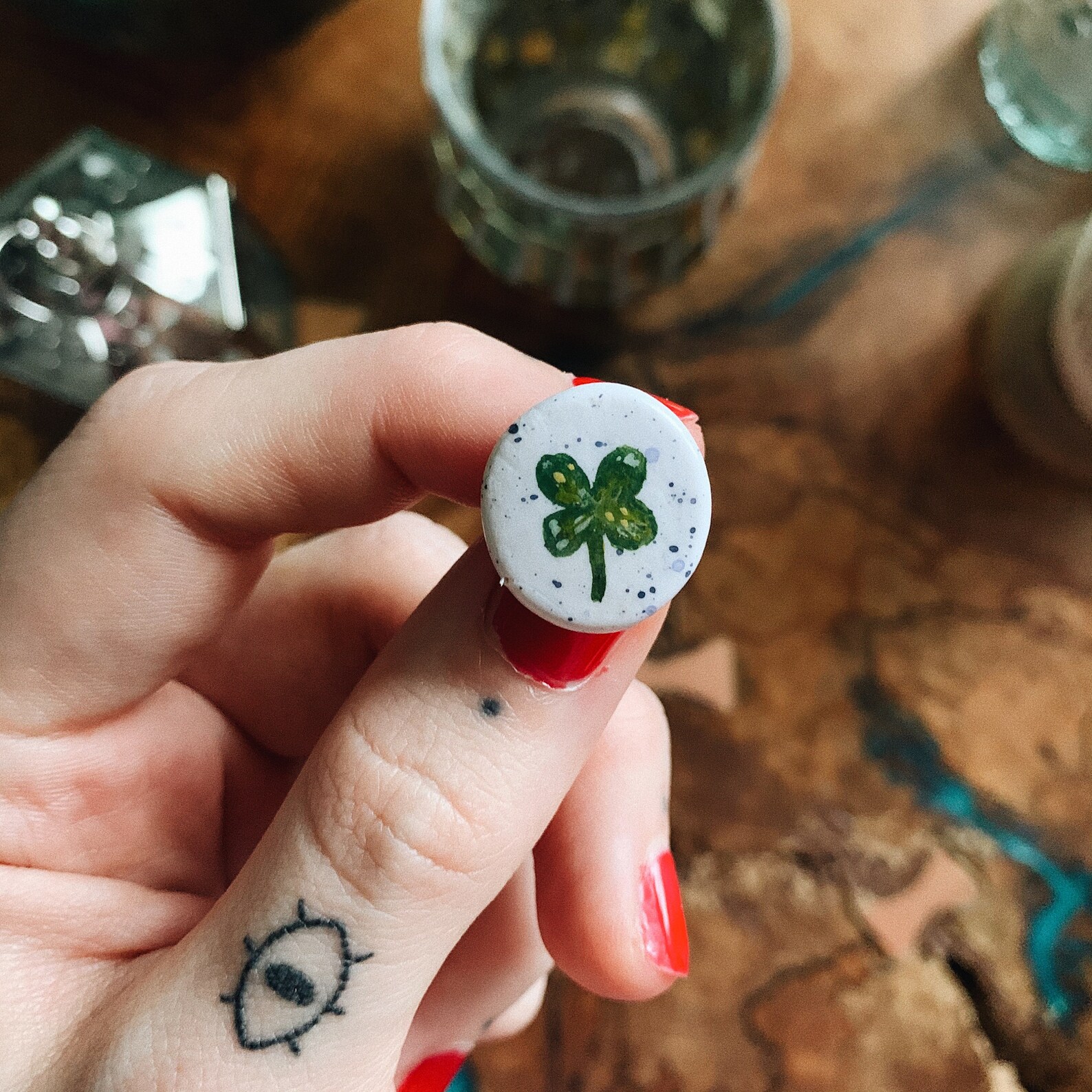 Cottagecore handmade clay pins Etsy