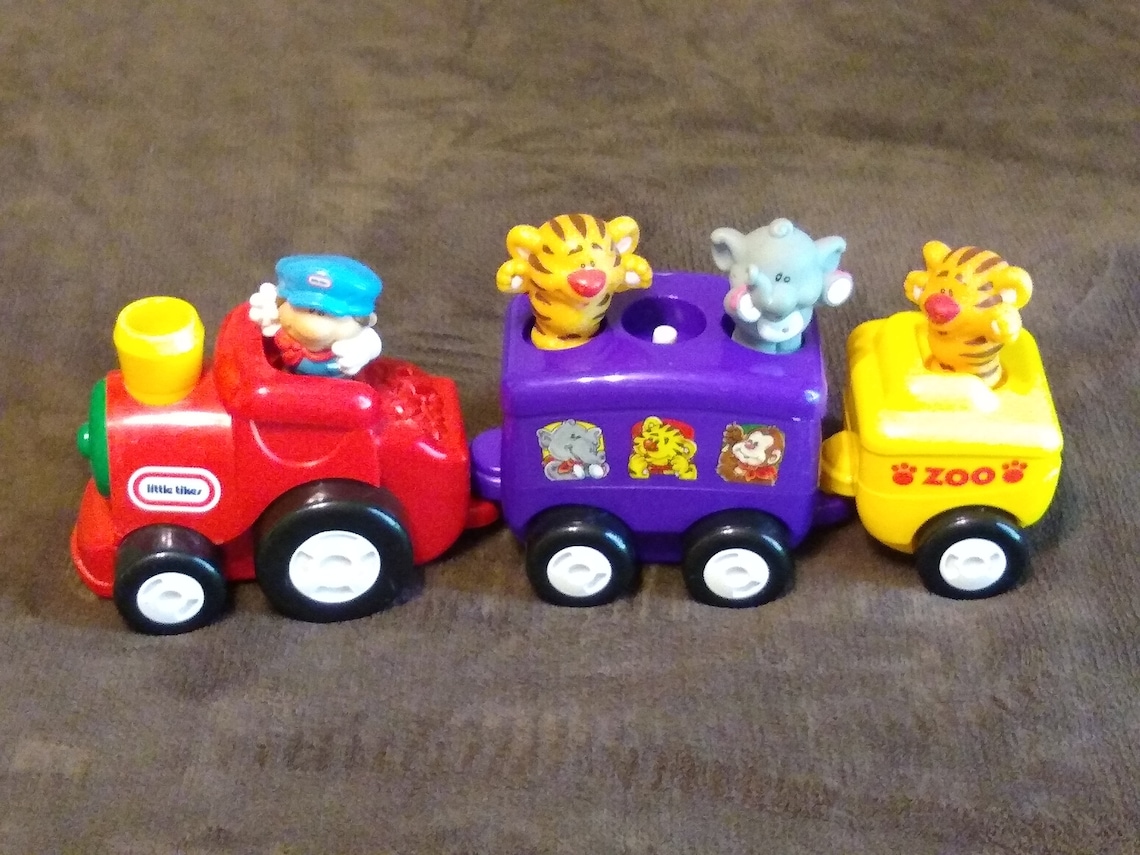 Little Tikes Choo Choo Zoo Train With Sound 4 Figures Etsy