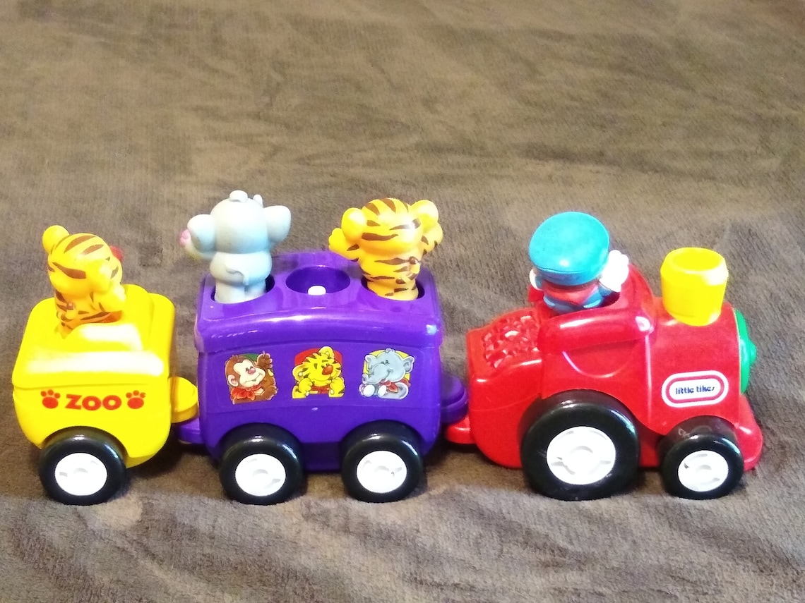 Little Tikes Choo Choo Zoo Train With Sound 4 Figures Etsy