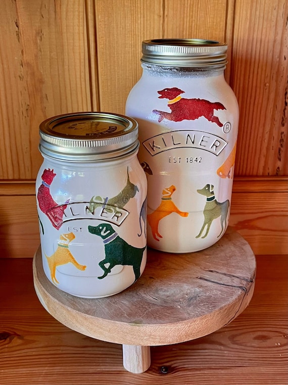 Emma Bridgewater Inspired Dog Treat Jar Kilner Jar New Pet Etsy UK