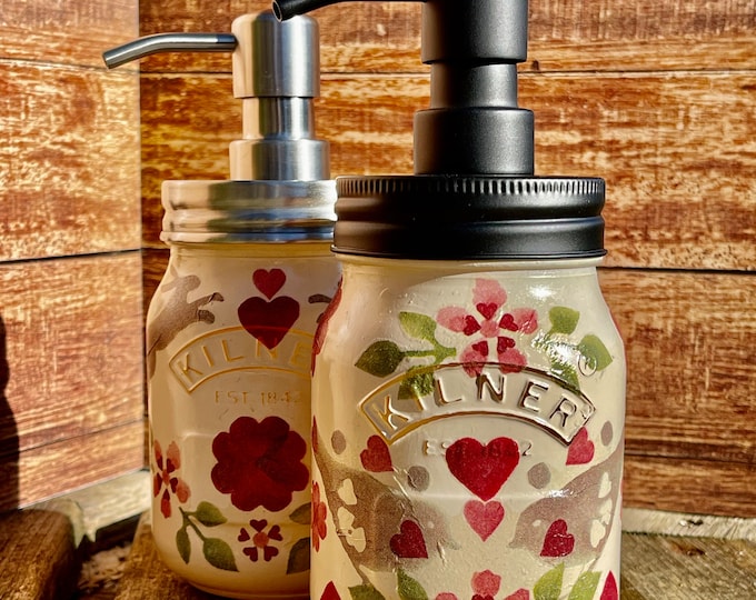 Emma Bridgewater Inspired Canisters, Tea, Coffee, Sugar, Treats. Hand