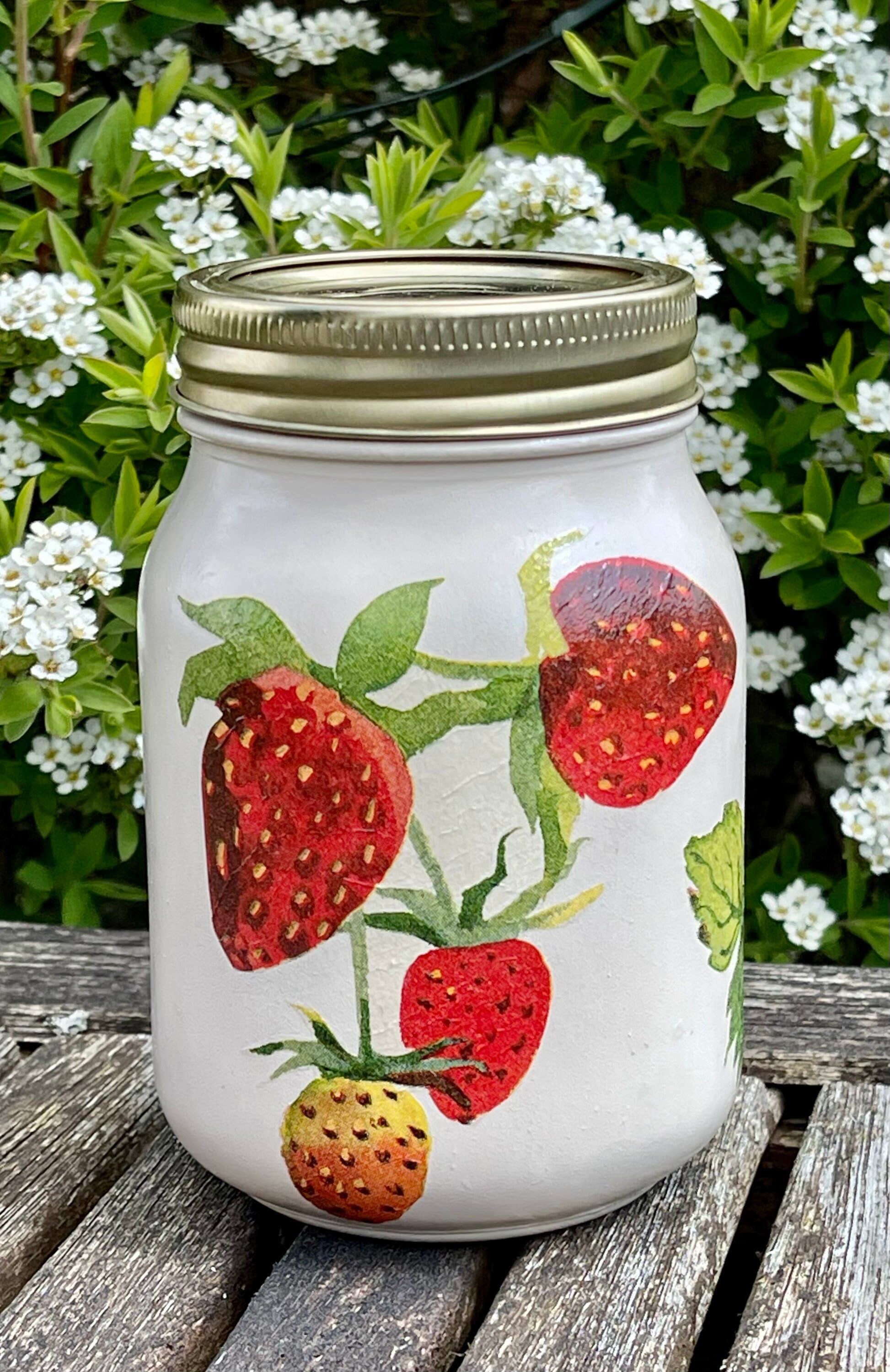 Decoupage Kilner Jars Emma Bridgewater Theme Strawberry Etsy UK