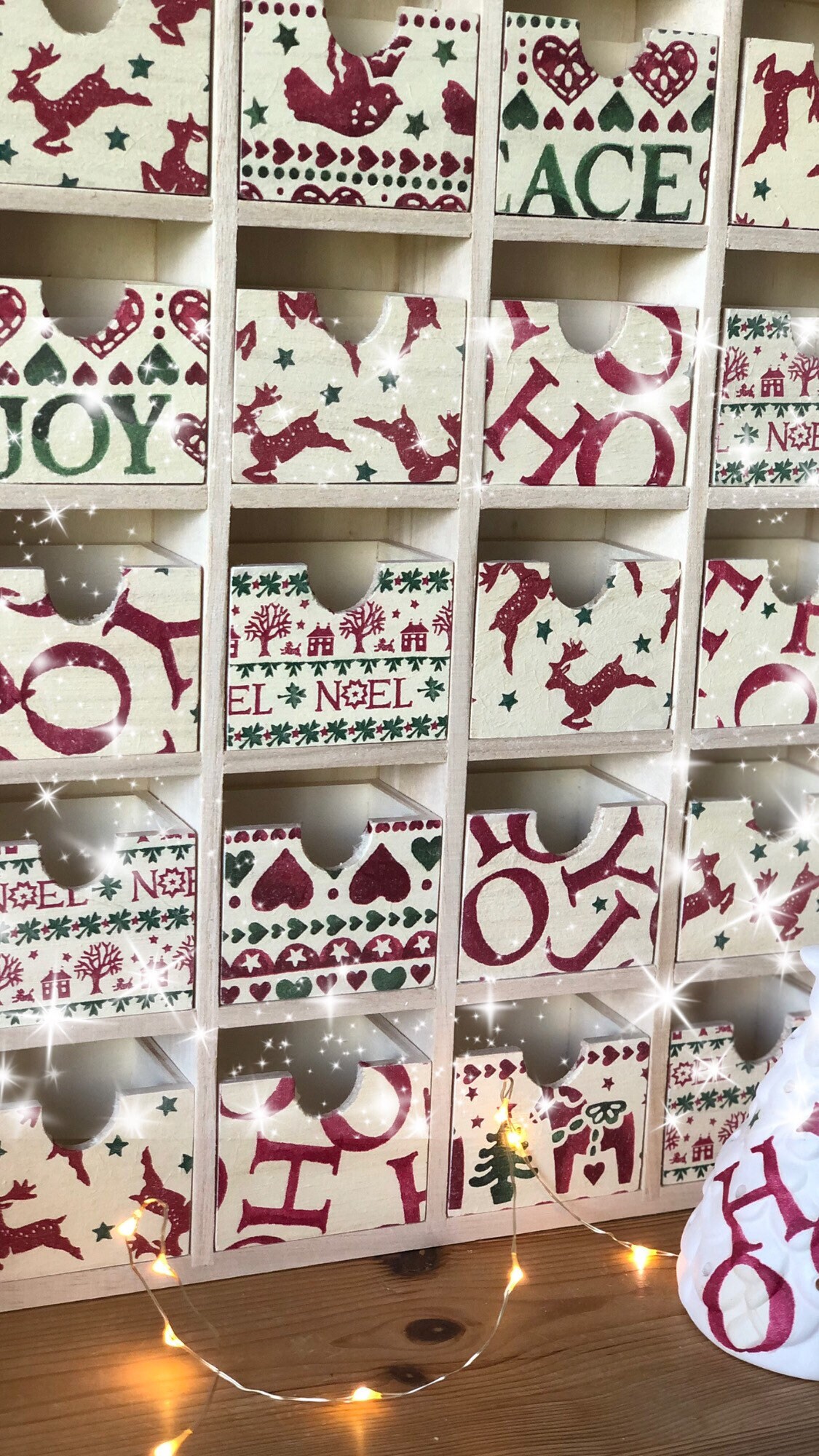 Emma Bridgewater Themed Advent Calendar Wooden Advent Etsy UK