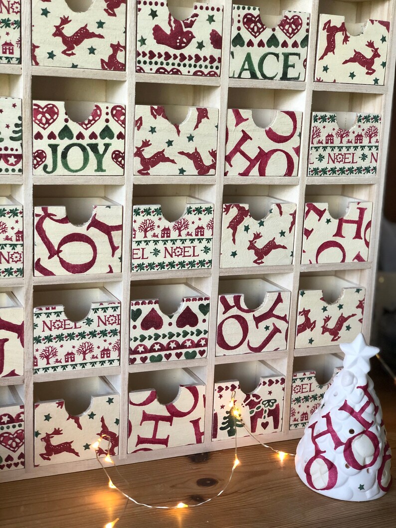 Emma Bridgewater Themed Advent Calendar Wooden Advent Etsy UK