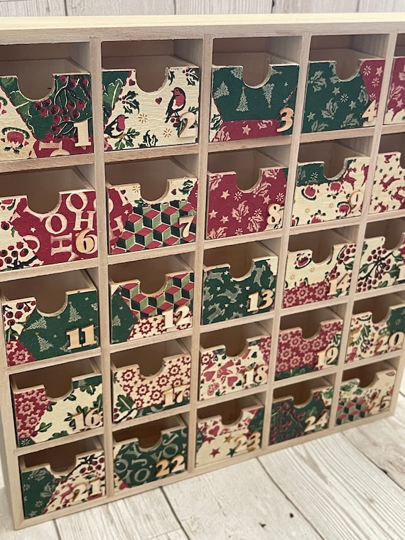 Emma Bridgewater Themed Advent Calendar Wooden Draws Etsy UK