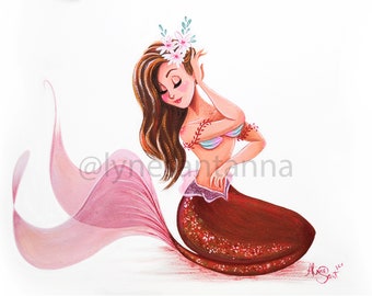 Mermaid Romantic Print