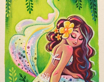 Colorful Mermaid Print