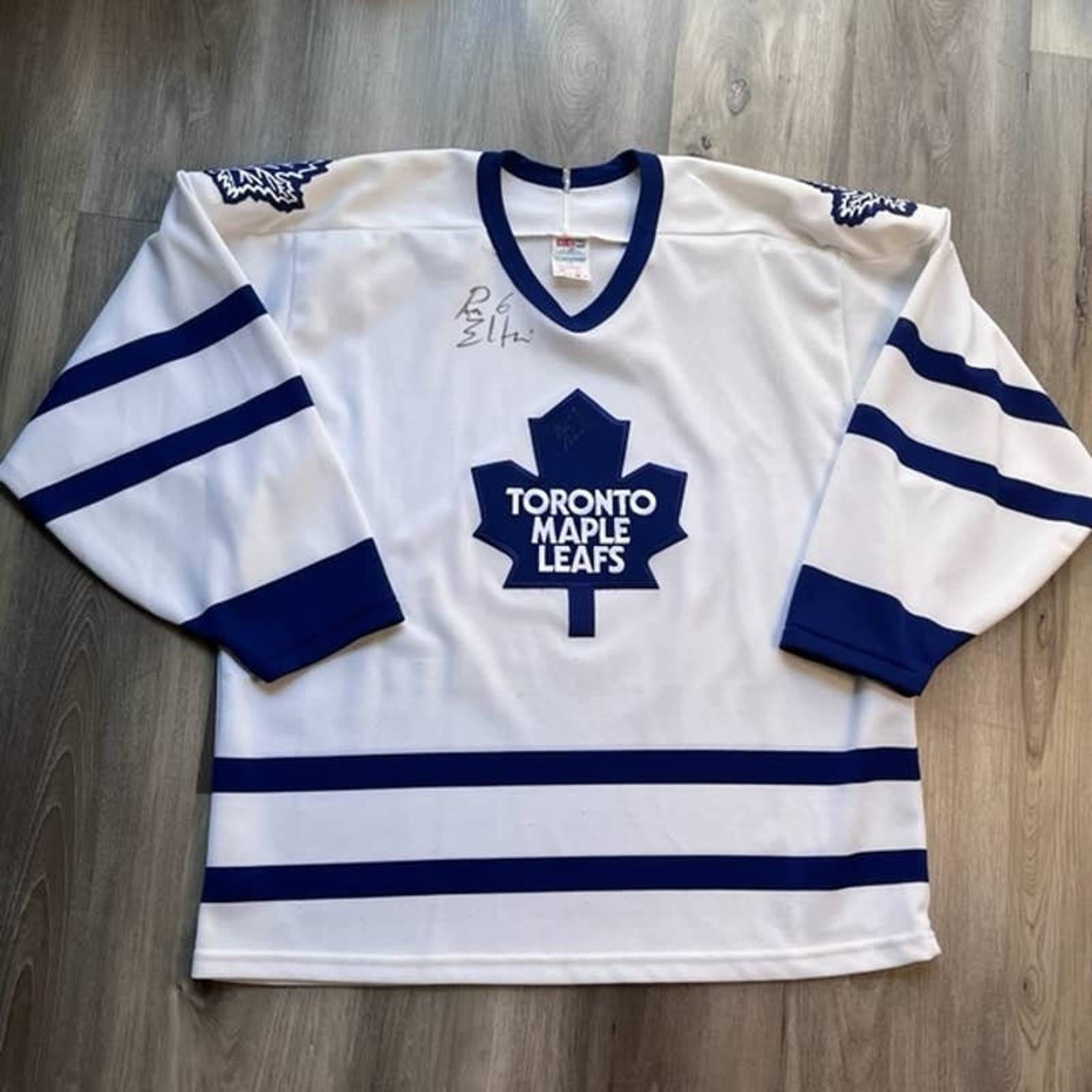 Borje Salming Toronto Maple Leafs Autographed Retro CCM Hockey