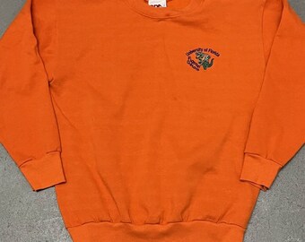 Vintage SPA Sportswear Florida Fightin’ Gators Crewneck Sweater Orange Small