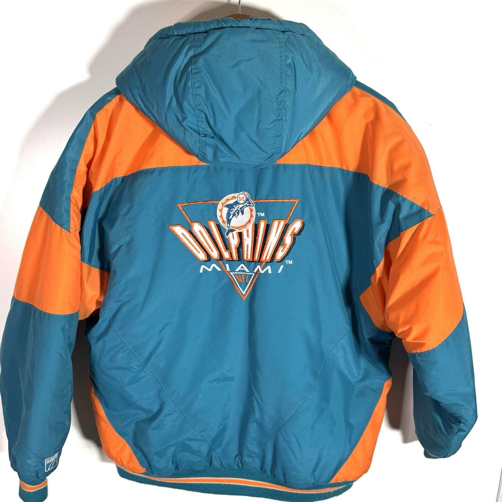 90s Dolphins Jacket - Etsy 90s Dolphins Jacket - Etsy