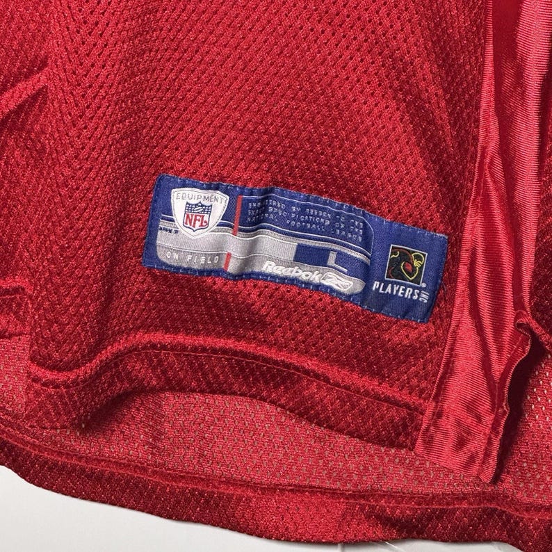 Koszulka Reebok Priest Holmes Kansas City Chiefs Vintage, rozmiar L, czerwona, NFL Y2K zdjęcie 11
