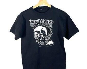 Vintage 1998 Exploited Total Chaos Graphic Band T-shirt Small Artimonde