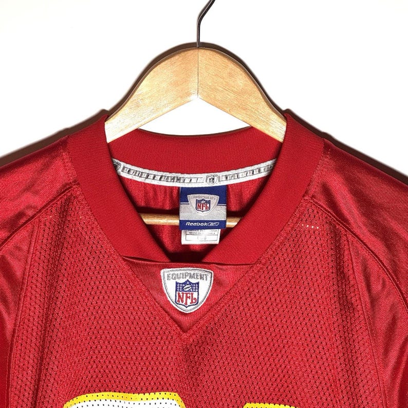 Koszulka Reebok Priest Holmes Kansas City Chiefs Vintage, rozmiar L, czerwona, NFL Y2K zdjęcie 8
