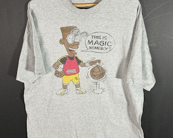 Men’s 2000’s Y2K The Simpsons Black Bart Graphic T-shirt XL