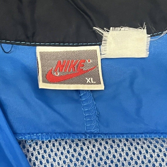 Vintage 1990’s Nike Grey Tag Colour Block Windbre… - image 8