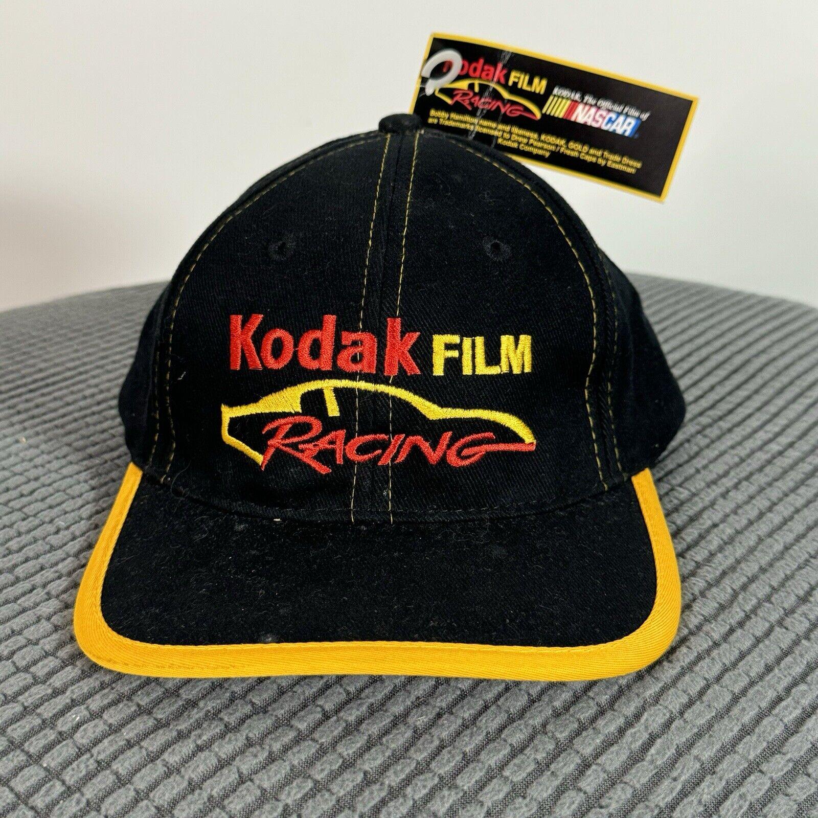 Vintage 1990’s NASCAR Kodak Film Strapback Hat BNWT One Size