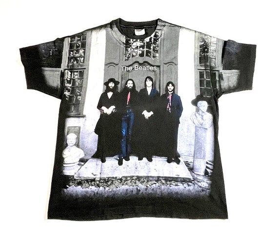 VTG 1990’s Hanes The Beatles Hey Jude All Over Gr… - image 1
