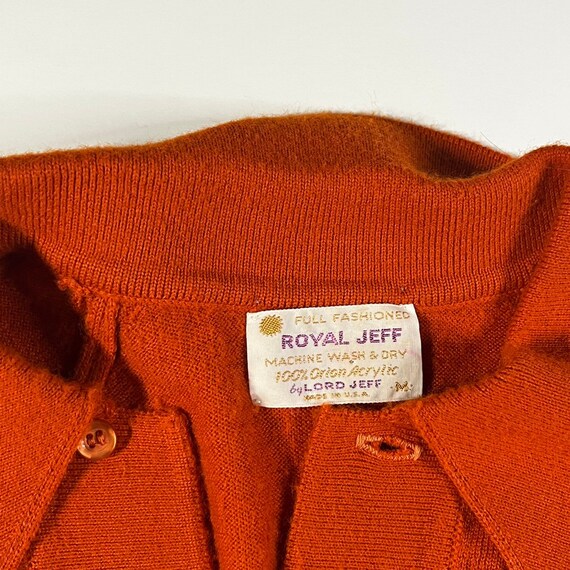 VTG 1970’s Royal Jeff Lord Jeff Knit Longsleeve P… - image 4