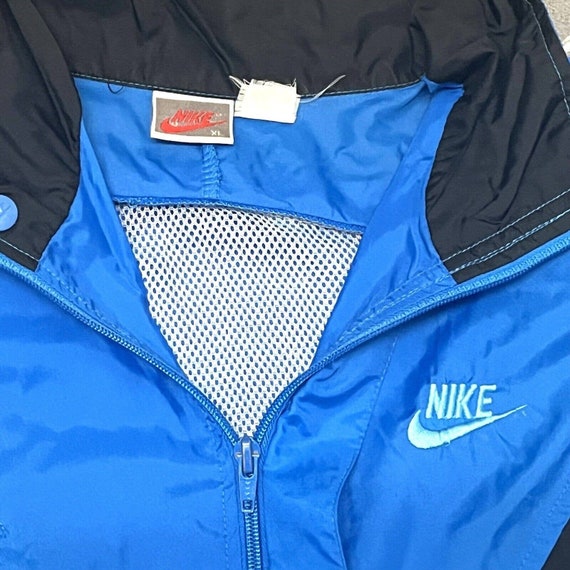 Vintage 1990’s Nike Grey Tag Colour Block Windbre… - image 7