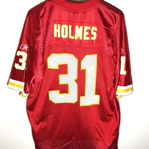 Koszulka Reebok Priest Holmes Kansas City Chiefs Vintage, rozmiar L, czerwona, NFL Y2K zdjęcie 1