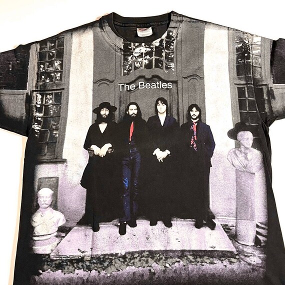 VTG 1990’s Hanes The Beatles Hey Jude All Over Gr… - image 2