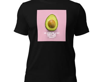 Avocado-T-shirt: uniseks guac Lover-shirt - alleen Good Vibes