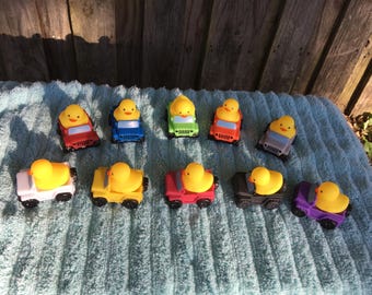 Car Rubber Duck Bag Charm: Offroad Vehicle Ducking Keyring