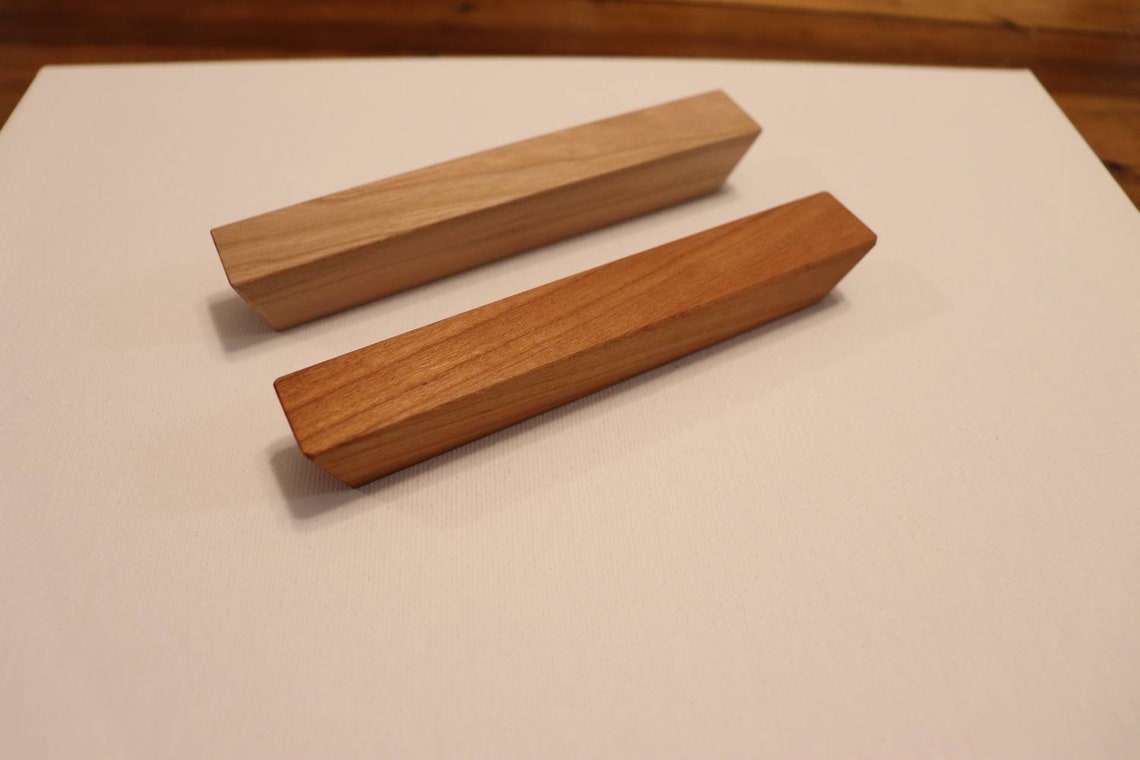 Sleek Modern Cherry Drawer Pull 3 inch CTC Etsy