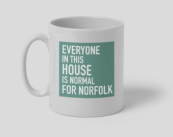 Normal for Norfolk Mug | East Anglia | Cromer | Happisburgh | Hunstanton | Christmas Gift | Home Decor