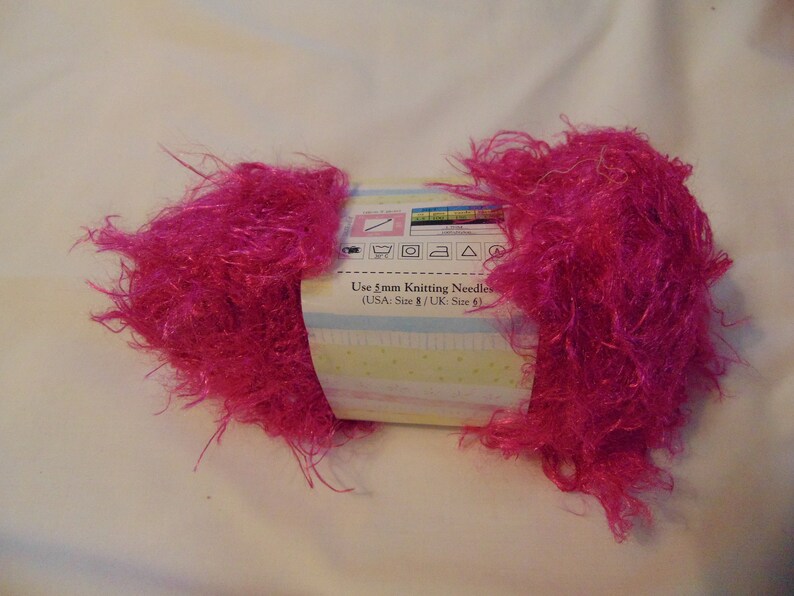 Pink jillian yarn Pink Fuzzy yarn Dream Girl Yarn Pink Fringe yarn 14 skeins of yarn jillian Yarn Bee Dream Girl Yarn Bee yarn