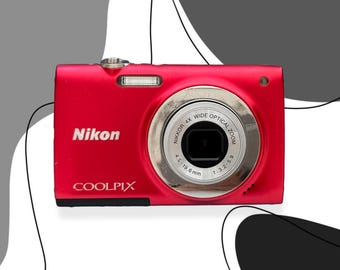 Appareil photo numérique Nikon Coolpix S2500 Rouge / Appareil photo numérique vintage / Appareils photo Nikon