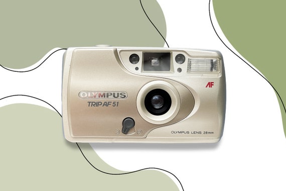 Olympus TRIP AF 51 / Point and Shoot Automatic Camera / Vintage