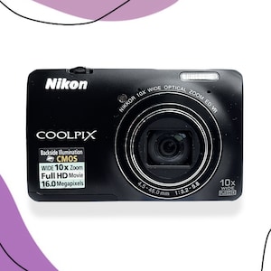 Digitalkamerageh voll funktionsfähig und nikon Kameras Coolpix S6300 Black / Vintage Digital Camera