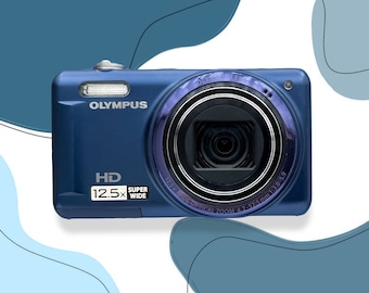 Digital Camera Olympus VR-320 Blue / Vintage Digital Camera / Olympus cameras
