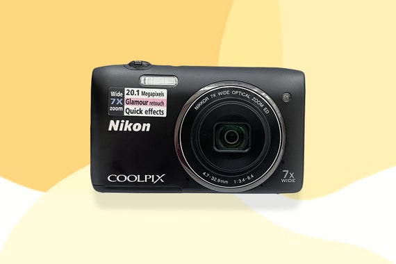 Digital Camera Nikon Coolpix S3400 Black / Vintage Digital