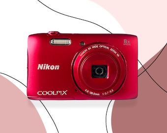 Nikon Coolpix AW100 16.0MP Digital Camera Orange Waterproof - Etsy