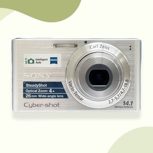 Digital Camera Sony Cyber-Shot DSC-W320 Silver / Vintage Digital Camera / Sony cameras