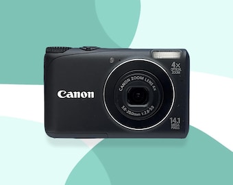 Digital Camera Canon PowerShot A2200 Black / Vintage Digital Camera / Canon cameras