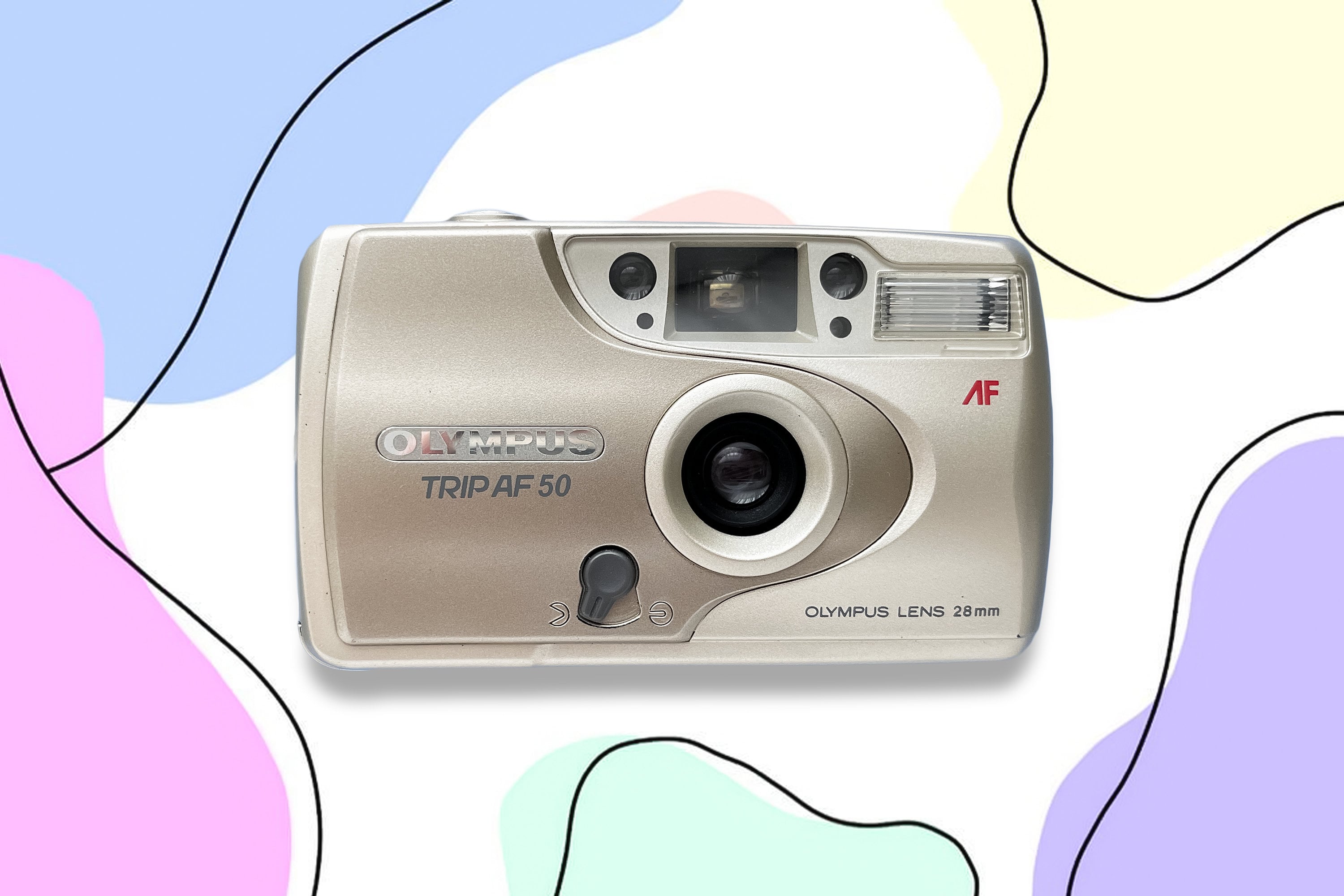 【激レア未使用】OLYMPUS TRIP AF 50 コンパクトフィルムカメラ OLYMPUS TRIP AF50 / オリンパス | boromeez camera ◎ ボロ