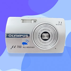 Digital Camera Olympus Mju 700 Silver / Vintage Digital Camera / Olympus cameras