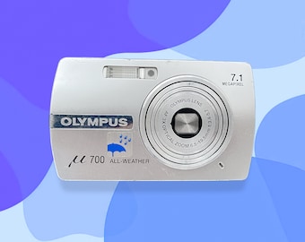 Digital Camera Olympus Mju 700 Silver / Vintage Digital Camera / Olympus cameras